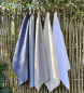 Preview: Leinen/Baumwolle Geschirrtuch, warmes Grau 50 x 70 cm