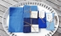 Preview: Solwang Reinigungstücher gestrickt, azurblau