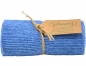 Preview: Solwang Handtuch Blau gemustert 32 x 47 cm