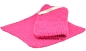 Mobile Preview: Solwang Topflappen gestrickt, Pink