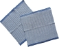 Preview: Solwang Spültuch gestreift blau 2stück