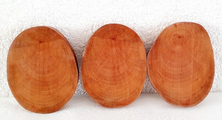 Preview: Holzscheibe aus Birnbaumholz