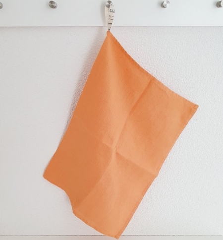 Leinen Geschirrtuch Tangerine orange, 45 x 65 cm - Linen Tales