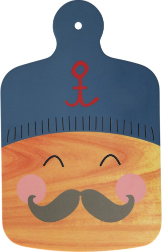 Rice Melamin Schneidebrett mit coolem Matrose