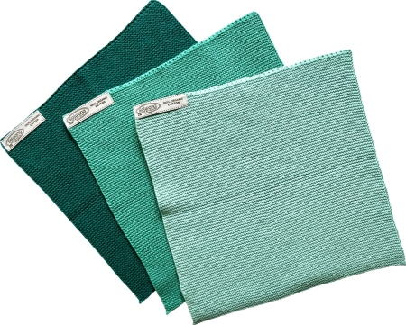 Preview: Spültuch baumwolle helles türkisgrün 3 Stk.