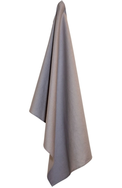 Leinen/Baumwolle Geschirrtuch, warmes Grau 50 x 70 cm
