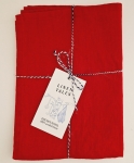 Leinen Geschirrtuch Rot, 45 x 65 cm - Linen Tales