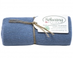Solwang Handtuch rustikales Blau 32 x 47 cm