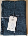 Leinen Geschirrtuch dunkles Azur, 45 x 65 cm - Linen Tales