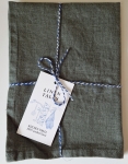 Leinen Geschirrtuch Waldgrün, 45 x 65 cm - Linen Tales